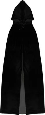 Produktbild von Oblique Unique Umhang schwarz Cape für Hexe Zauberer Kostüm Accessoire für Halloween Karneval Fasching Motto Party