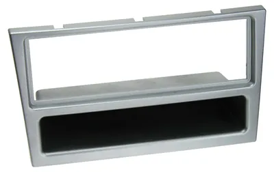 Immagine prodotto di Adattatore frontale 1-DIN con vano portaoggetti compatibile con Opel cromato opaco