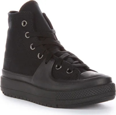 Produktbild von Converse CTAS All Star Construck Mono Damen In Schwarzen Leinwand Sneakers – undefined / Schwarz