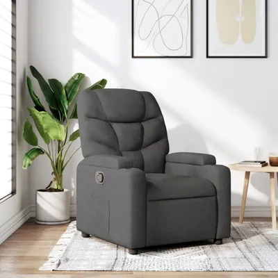 Produktbild von vidaXL Relaxsessel Dunkelgrau Stoff