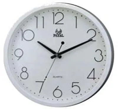 Imagen del producto de Reloj de pared blanco, 31 cm.