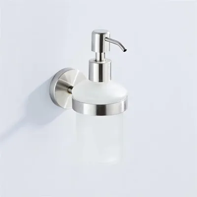 Produktbild von Seifenspender, Edelstahl 304, 200 ml, Wandmontage, Bad-Serie, für Flüssigseife