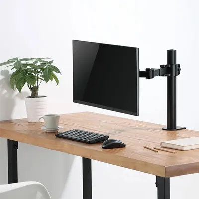 Obrázek produktu pro Montážní sada LogiLink - nastavitelné rameno - pro LCD displej - ocel - černá - velikost obrazovky: 43,2-81,3 cm (17"-32")