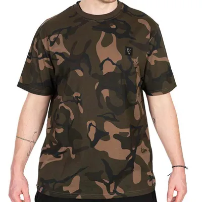Produktbild von Fox Camo T-Shirt - Angelshirt, Größe:L