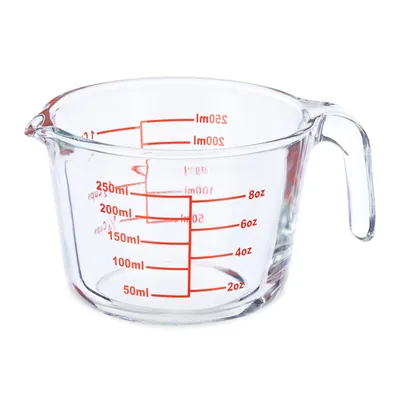 Produktbild von relaxdays Messbecher Glas 250 ml