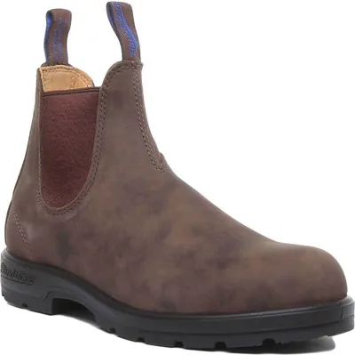 Produktbild von Blundstone 584 Wasserabweisender Chelseastiefel aus Leder für Frauen Rost – 10,5 UK - 45 EU - 11,5 US / Braun