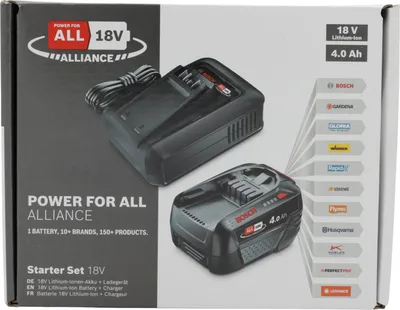 Immagine prodotto di Bosch Starter Set 18V 1x4Ah , AL18V-44