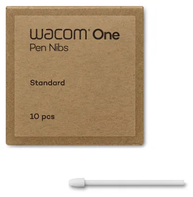 Obrázok produktu pre Wacom ACK24911Z, Hrot pera, Wacom, Wacom One Standard Pen, Čierna, Polyoxymetylén (POM), 10 kusov