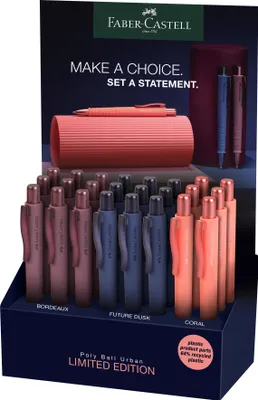 Produktbild von Faber-Castell Display Kugelschreiber PolyBall Urban Limited Edition 2025