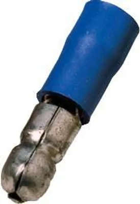 Zdjęcie produktu dla 100 sztuk Wtyczka okrągła 1,5-2,5 mm niebieska - Złącze okrągłe o średnicy 5 mm 1,5 ... 2,5 mm² ICIQ2RST