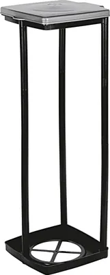 Produktbild von Držák na odpadkové koše KEEEPER Eco-Star do 120 l 28,5x33x87cm stříbrný antracitový