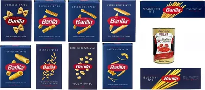 Produktbild von Barilla Pantry testpaket italienisch Nudeln 10x 500g pack + Italian Gourmet polpa 400g
