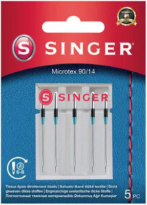 Obrázek produktu pro Singer  NEEDLE  Microtex 90/14  5 pcs