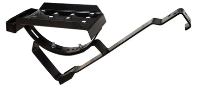 Produktbild von DAPRONA Dachtritt Set für gewellte Dachziegel 25cm, Dachtritte für Schornsteinfeger Schwarz, inkl. Montagematerial für sichere Dachbegehung