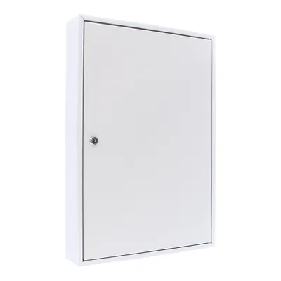 Zdjęcie produktu dla Szafka na klucze S 50 H550xW380xD80mm 1-drzwiowy zamek bębenkowy liczba haczyków 50 ROTTNER