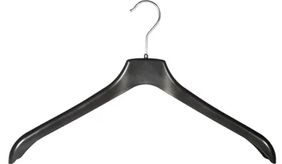 Produktbild von Kleiderbügel für Blusen und Blazer 44 cm schwarz 15 Stück