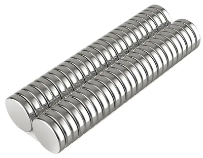 Produktbild von 50 Mini-Magnete (5 x 1 mm) für Präsentationen und Magnettafeln.