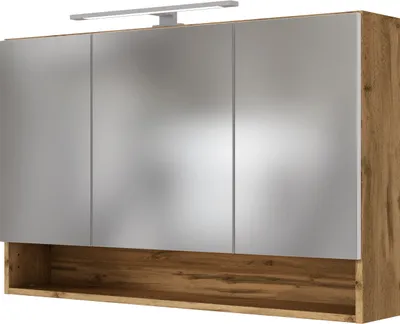 Produktbild von Spiegelschrank Sefa 100cm 3 Türen - Eiche wotan