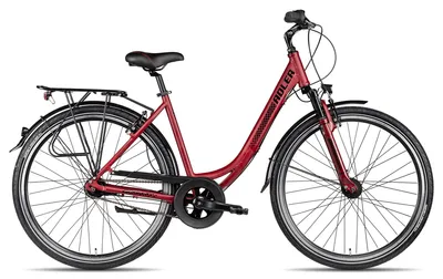 Produktbild von Adler Verona NEXUS Wave Damen-Citybike mit 7 Gängen & Rücktritt 28 Zoll Rot 50 cm