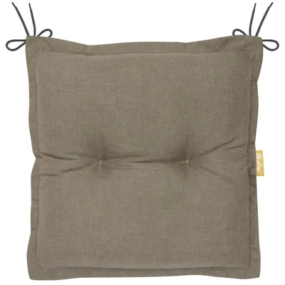 Produktbild von Herlag Hockerauflage AVA Sun-Guard 50x50x9cm Taupe Polster für Gartenhocker extra dick UV- & Fleckschutz