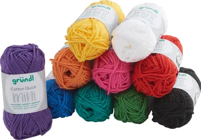 A pile of colorful yarn balls.