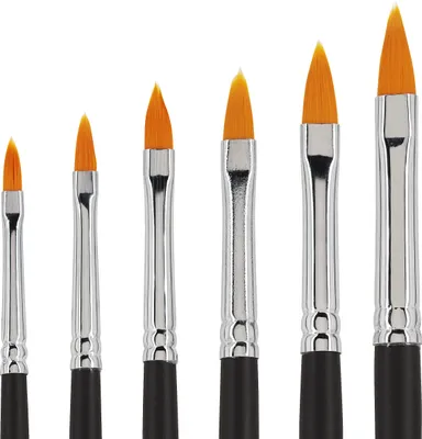 Produktbild von VBS Katzenzungenpinsel BASIC Set 6 Stück Pinselset für Künstler und Hobby
