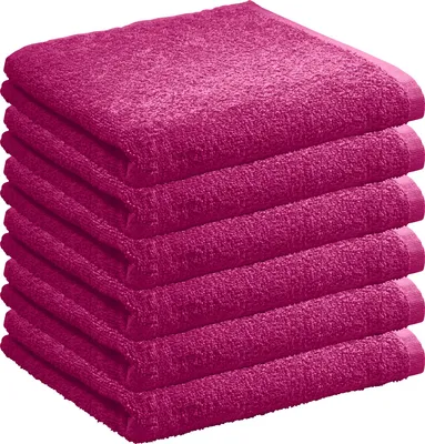 Produktbild von REDBEST Handtuch Oceanside" 6er-Pack fuchsia 50x100 cm"