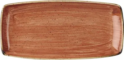 Produktbild von CHURCHILL Stonecast Spiced Orange Teller flach, rechteckig, Länge: 295 mm