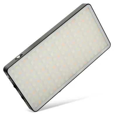 Produktbild von CELLONIC RGB LED Videoleuchte für Kamera – Mini Kameralicht CRI 95, 3200K-8500K, 0-100% dimmbar, USB-C aufladbar