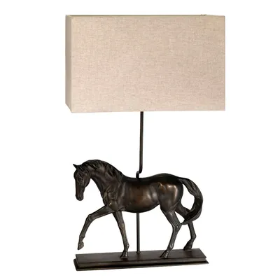 Immagine prodotto di Lampada da tavolo Dorado marrone-beige 1xE27x40W in resina, dimensioni: 77x42x28 cm, IP20, Designer's Lightbox
