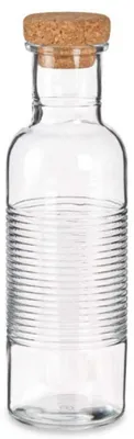 Produktbild von Glaskaraffe mit Korkverschluss, 1070 ml