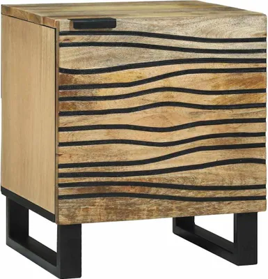 Obrázok produktu pre Nočný stolík Prírodná 40 x 33 x 46 cm Kompozitné drevo