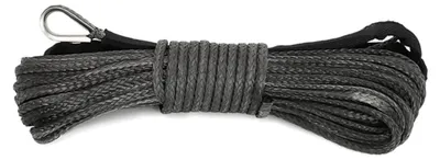 Produktbild von Omgoods – Abschleppseil, 7700 lbs – Synthetisches Seil – 1/4" x 50' – Schutzhülle – Leichtgewicht – UV-beständig – Abschleppkabel