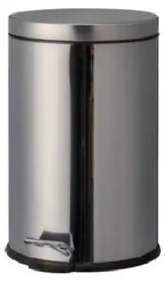 Productafbeelding van Prullenbak Pedaal Emmer d30xh45cm RVS 20 Liter