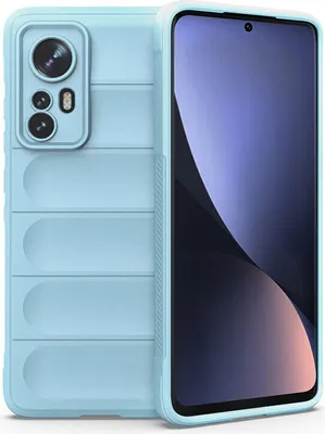 Immagine prodotto di Custodia Xiaomi 12 Lite, Custodia protettiva in silicone TPU morbido antiurto per Xiaomi 12 Lite blu