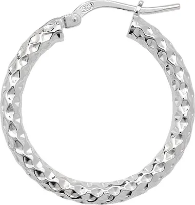 Produktbild von 925 Sterling Silber Damen - Paar Creolen - 20mm; WJS11493