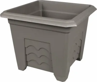 Immagine prodotto di Coprivaso TERRISSIMA antracite in plastica 35x35x29cm
