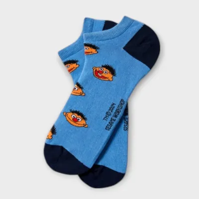 Produktbild von BeSocks Sneaker Socke Bio - ERNIE, Farbe blau, Größe 36-40