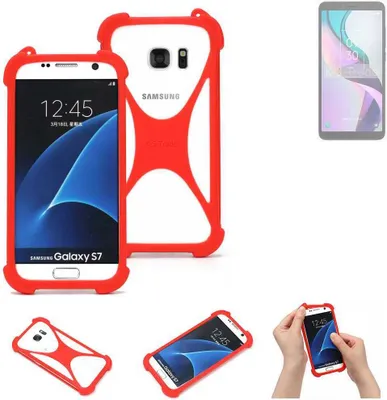 Produktbild von K-S-Trade Handy-Hülle kompatibel mit TCL Ion X Schutz-Hülle Bumper Silikon Schutz Hülle Cover Case Silikoncase Silikonbumper TPU Softcase