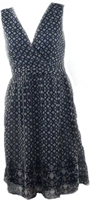 Produktbild von Vero Moda Damen Marken-Druckkleid, blau-gemustert, Größe:S