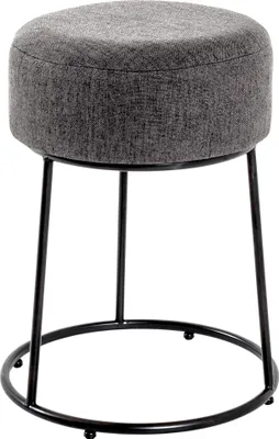 Produktbild von HAKU Sitzhocker anthrazit, schwarz - MDF, Metall, B/H/T: 30x46x30 cm