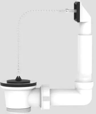 Produktbild von Sanit Ab- und Überlaufgarnitur PP weiß 1 1/2'' x 70 mit starrem Überlauf 32.040.00..0000
