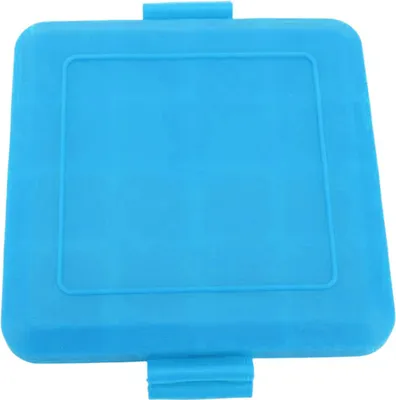 Image de Microwave Toaster Silicone Métal -Sandwich Panini Maker Grill Plateau avec motif de cœur pour cuire le fr��hst��cks Bleu