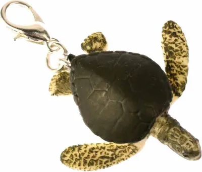 Produktbild von Schildkröte Charm Zipper Pull Anhänger Bettelanhänger Miniblings Turtle grün