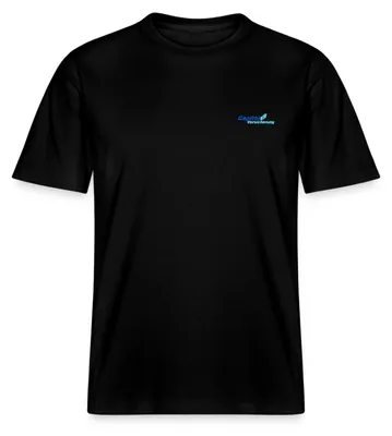 Produktbild von Spreadshirt Stromberg Logo Capitol Versicherung Gestickt Relaxed Fit Uni T-Shirt, XL, Schwarz