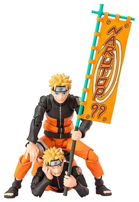 Imagen del producto de Bandai Tamashii Nations, figura de acción Naruto Shippuden, línea S.H. Figuarts, Naruto Uzumaki, edición OP99, 15 cm