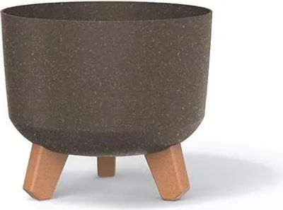 Image de Prosperplast Pot de fleurs GRACIA Eco Wood Standard café 20 cm
