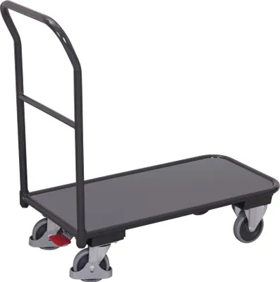 Produktbild von VARIOfit Magazinwagen im Buchendekor 1040x600mm Anthrazitgrau RAL 7016