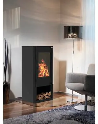 Produktbild von Kaminofen Wamsler Turon Stahl schwarz 8 kW