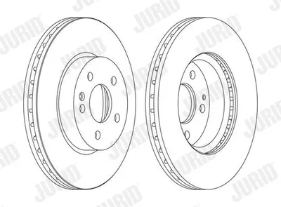 Produktbild von 2x JURID Bremsscheibe 562392JC-1 passend für MERCEDES-BENZ VIANO (W639) 58 5mm